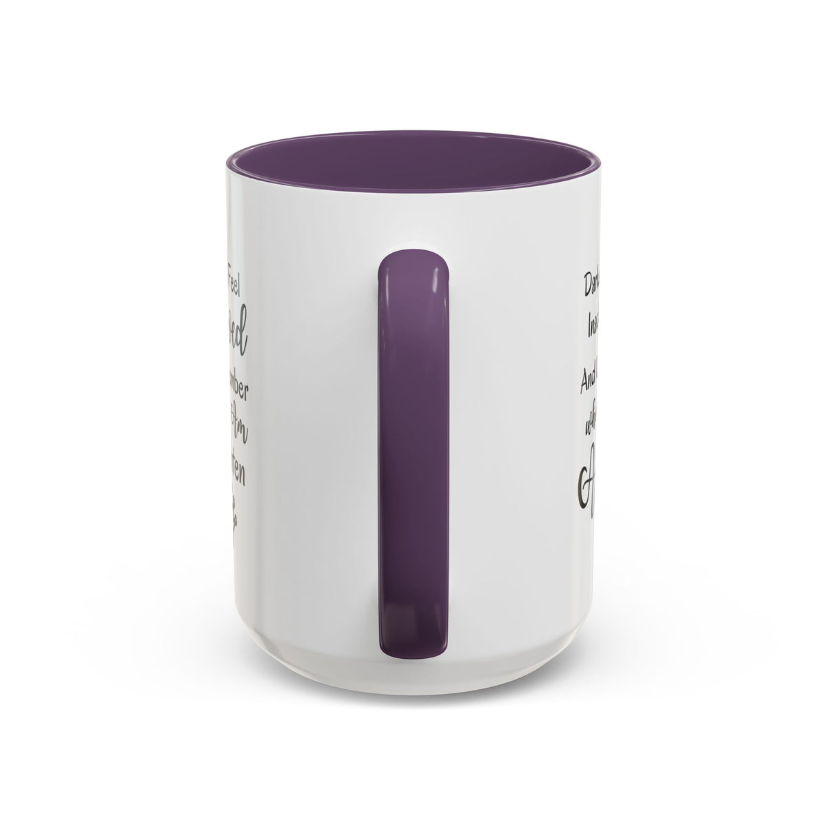 Inspirational 'Unloved' Accent Coffee Mug — "I Remember Whose Daughter I Am" Motivational Tea Cup