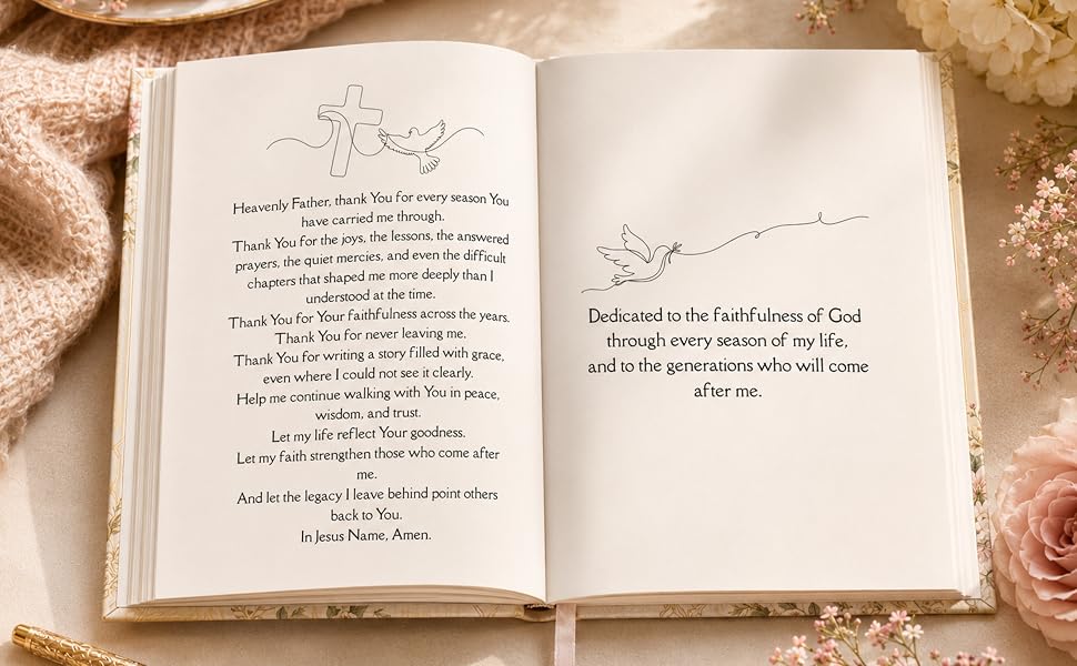 My Faith My Story: A Guided Legacy Journal for Christian Women - FREE SHIPPING