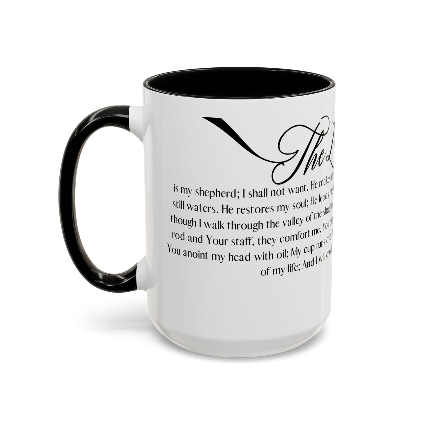 Bible Verse Accent Coffee Mug