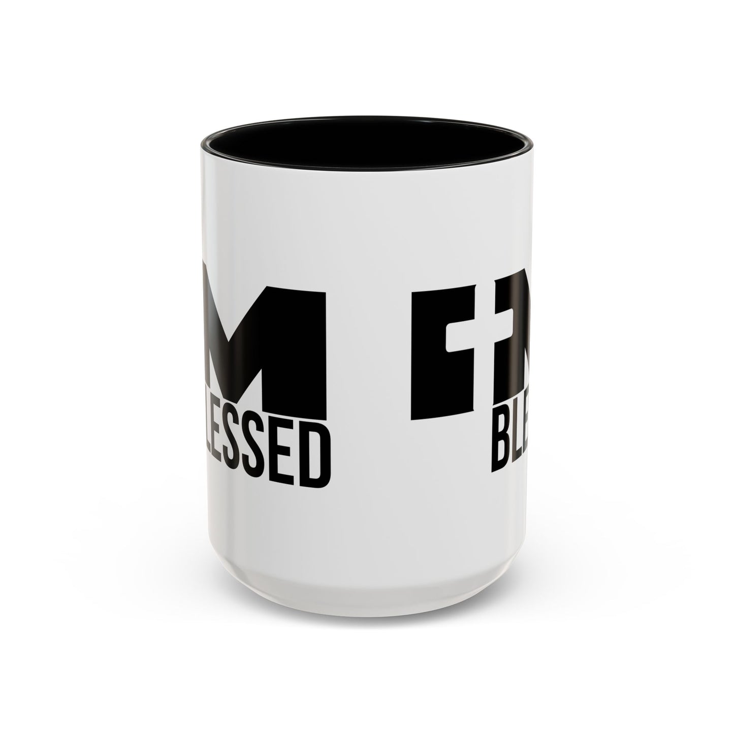 Blessed Coffee Mug – Christian Faith Accent Mug (11oz & 15oz)