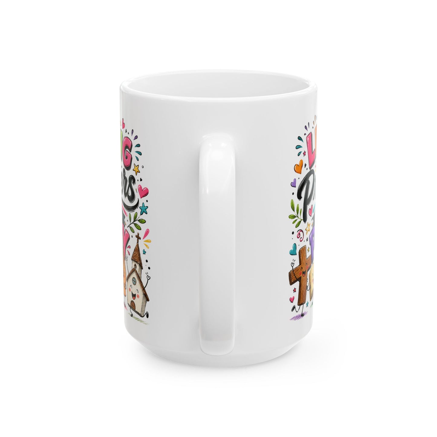 Living Prayers Pray Mug | Ceramic Coffee Tea Cup