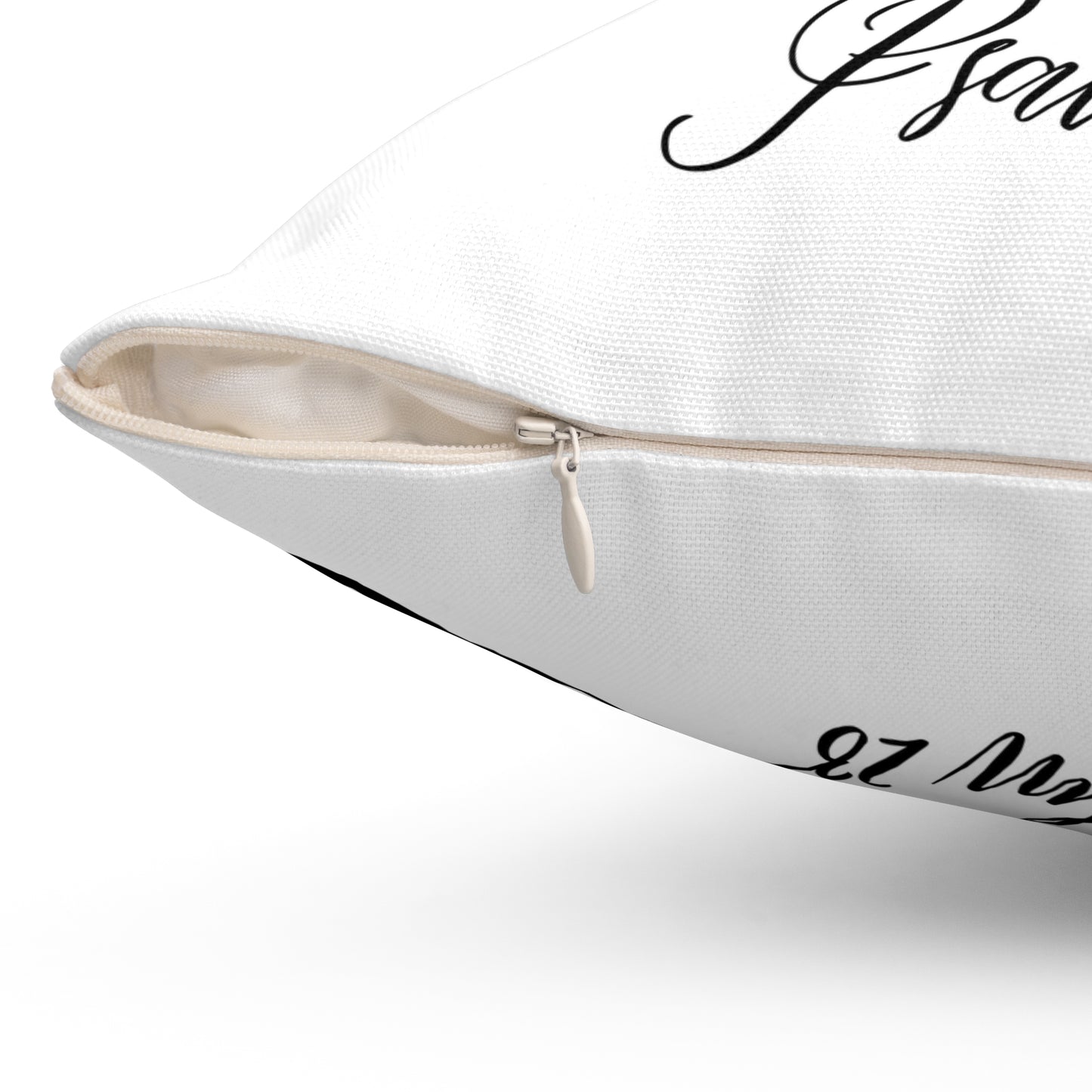 Psalm 23 Decorative Pillow — "The Lord" Scripture Square Throw Pillow