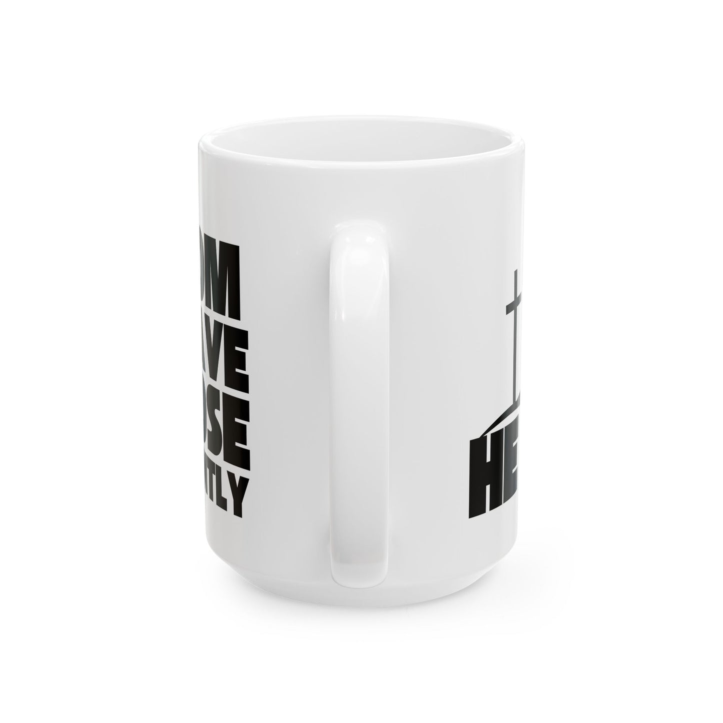 Christian Ceramic Mug - "Up From The Grave He Arose" 11oz/15oz