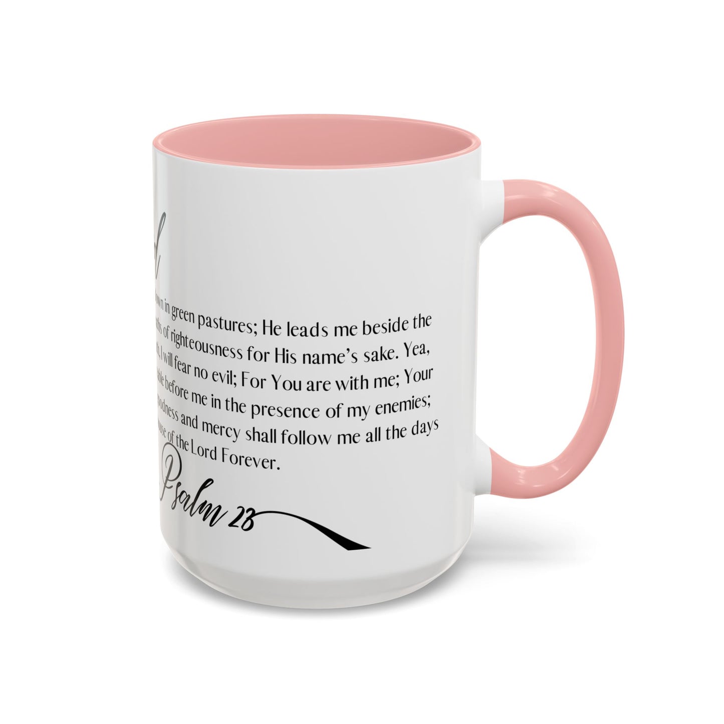 Bible Verse Accent Coffee Mug