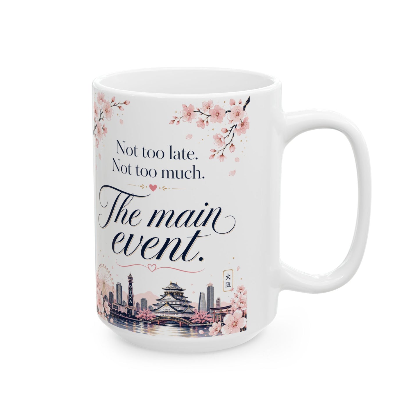 Ceramic Mug — 'The Main Event' Floral Sakura Tea/Coffee Cup