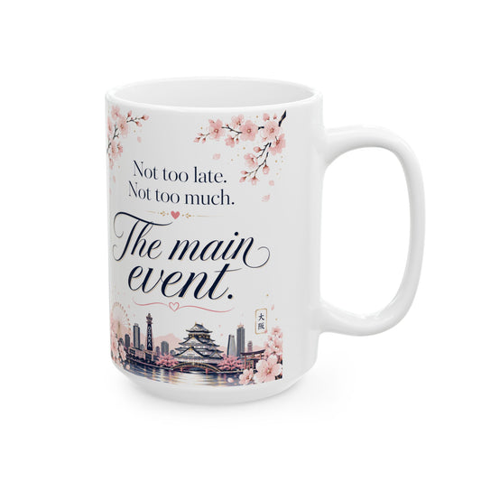 Ceramic Mug — 'The Main Event' Floral Sakura Tea/Coffee Cup