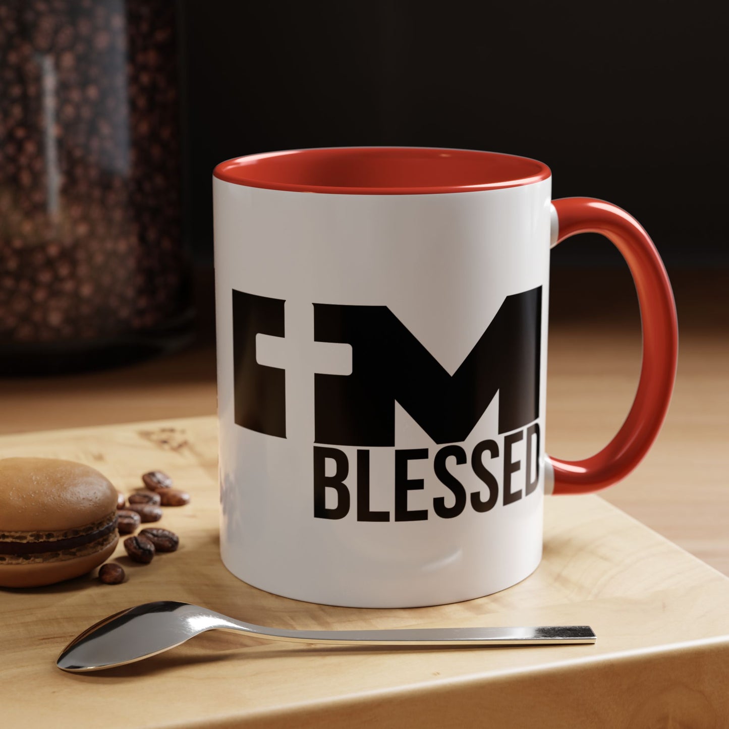 Blessed Coffee Mug – Christian Faith Accent Mug (11oz & 15oz)