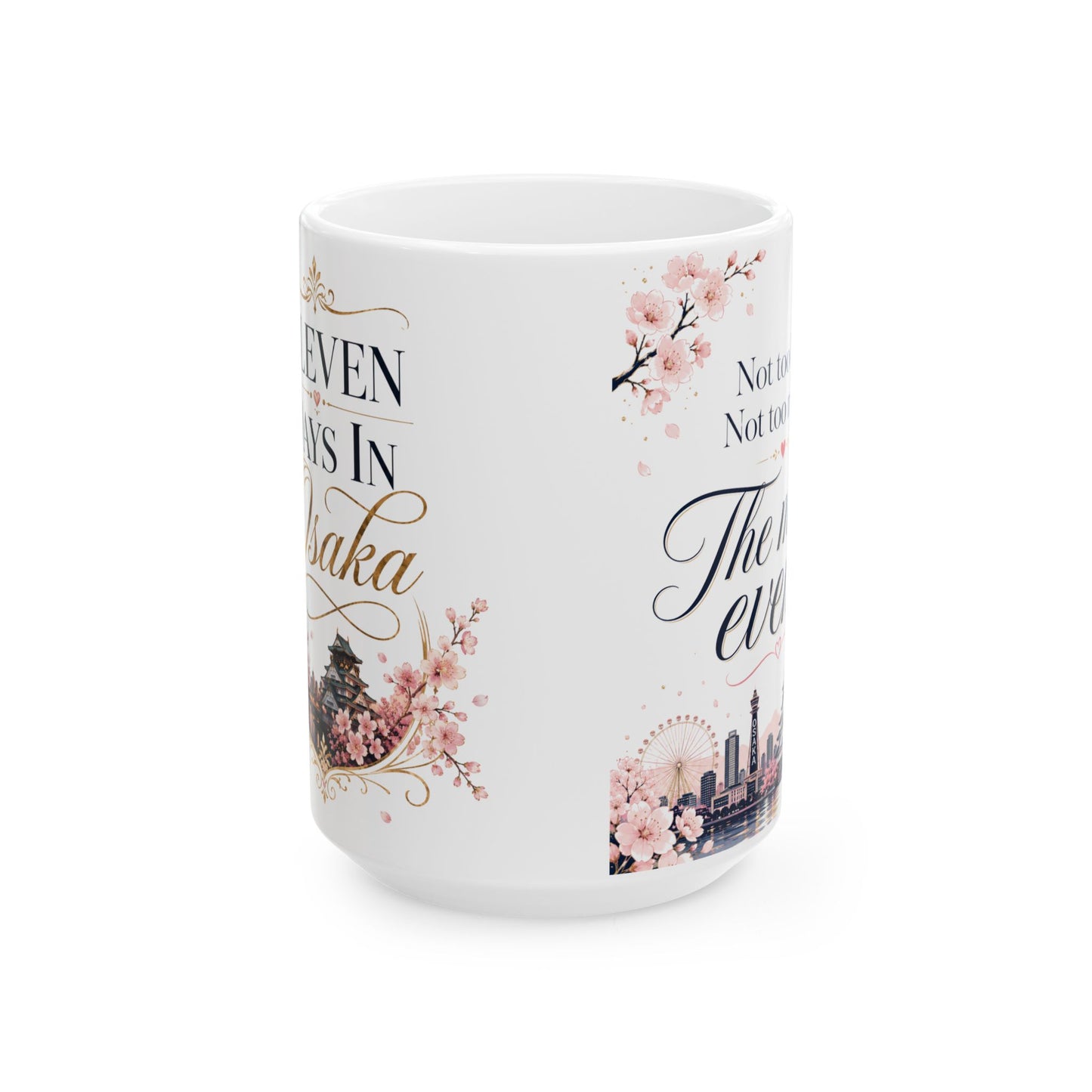 Ceramic Mug — 'The Main Event' Floral Sakura Tea/Coffee Cup