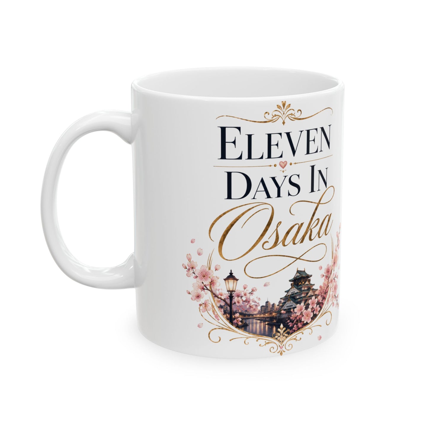 Ceramic Mug — 'The Main Event' Floral Sakura Tea/Coffee Cup