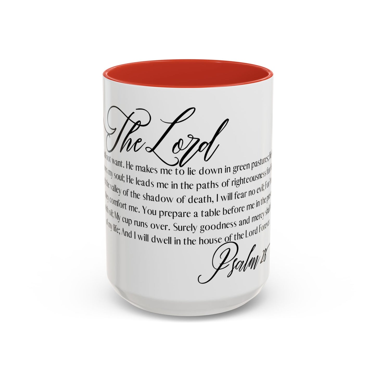 Bible Verse Accent Coffee Mug