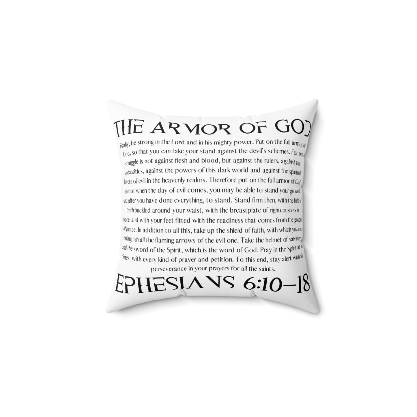 Spun Polyester Square Pillow