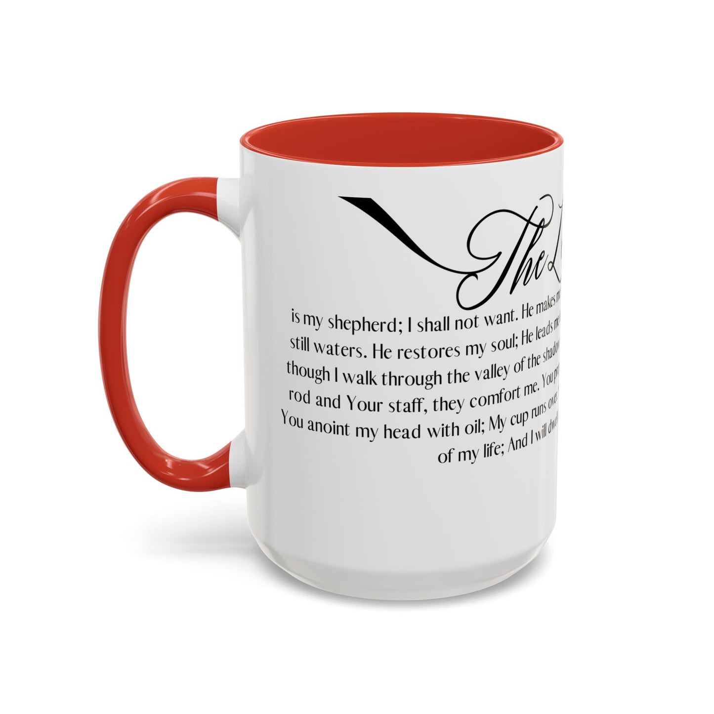 Bible Verse Accent Coffee Mug