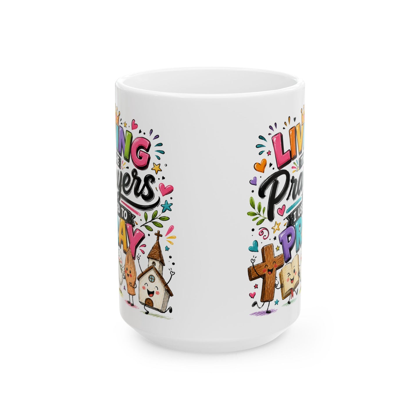 Living Prayers Pray Mug | Ceramic Coffee Tea Cup