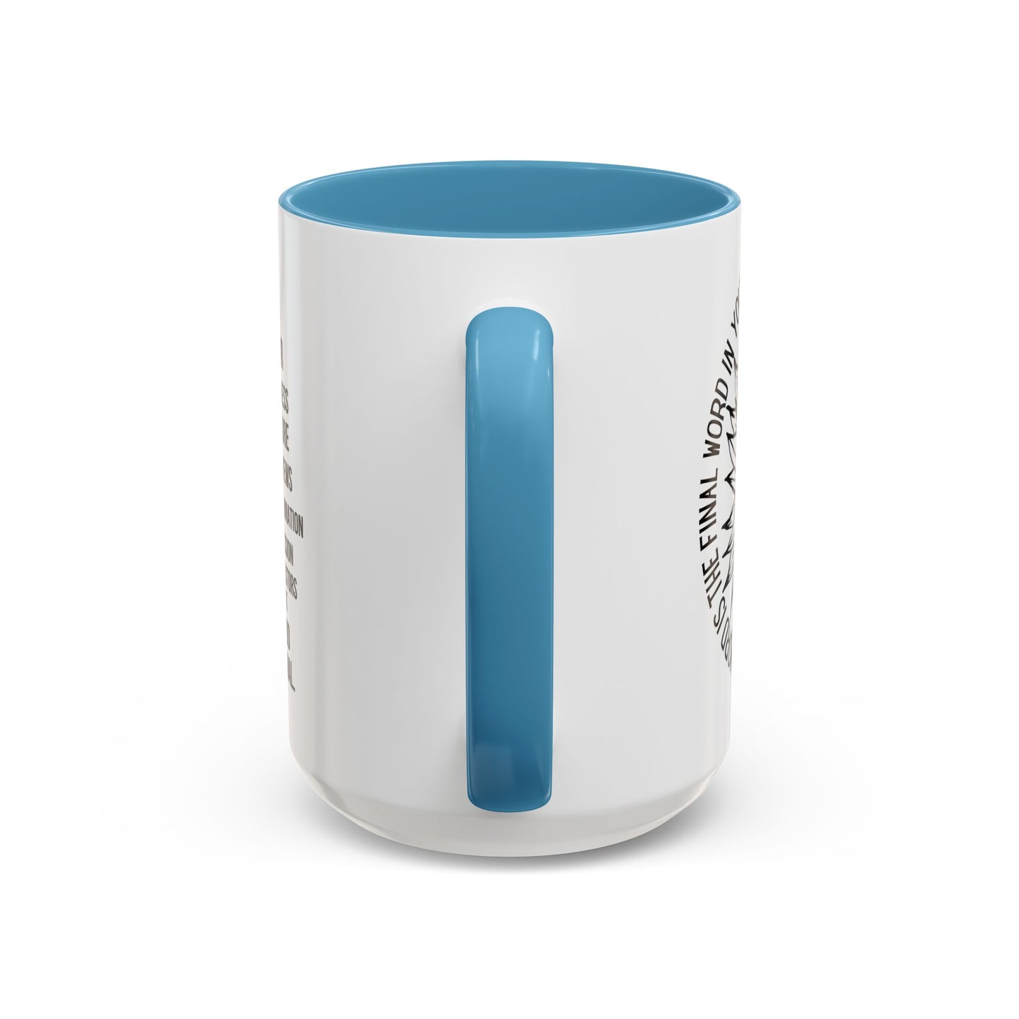 Inspirational Faith Coffee Mug — "Not Fear, Not Sickness" Sunflower Scripture Accent