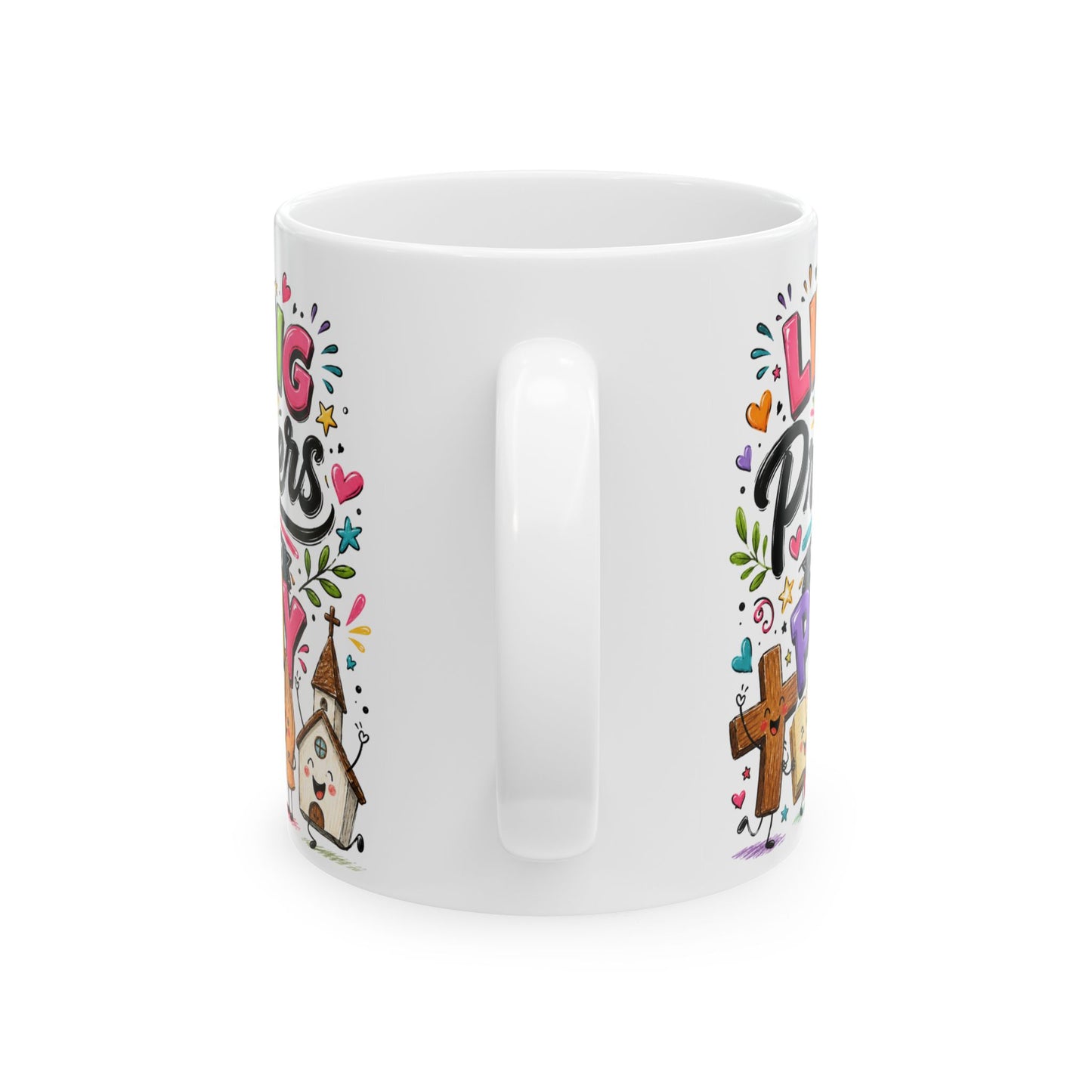 Living Prayers Pray Mug | Ceramic Coffee Tea Cup