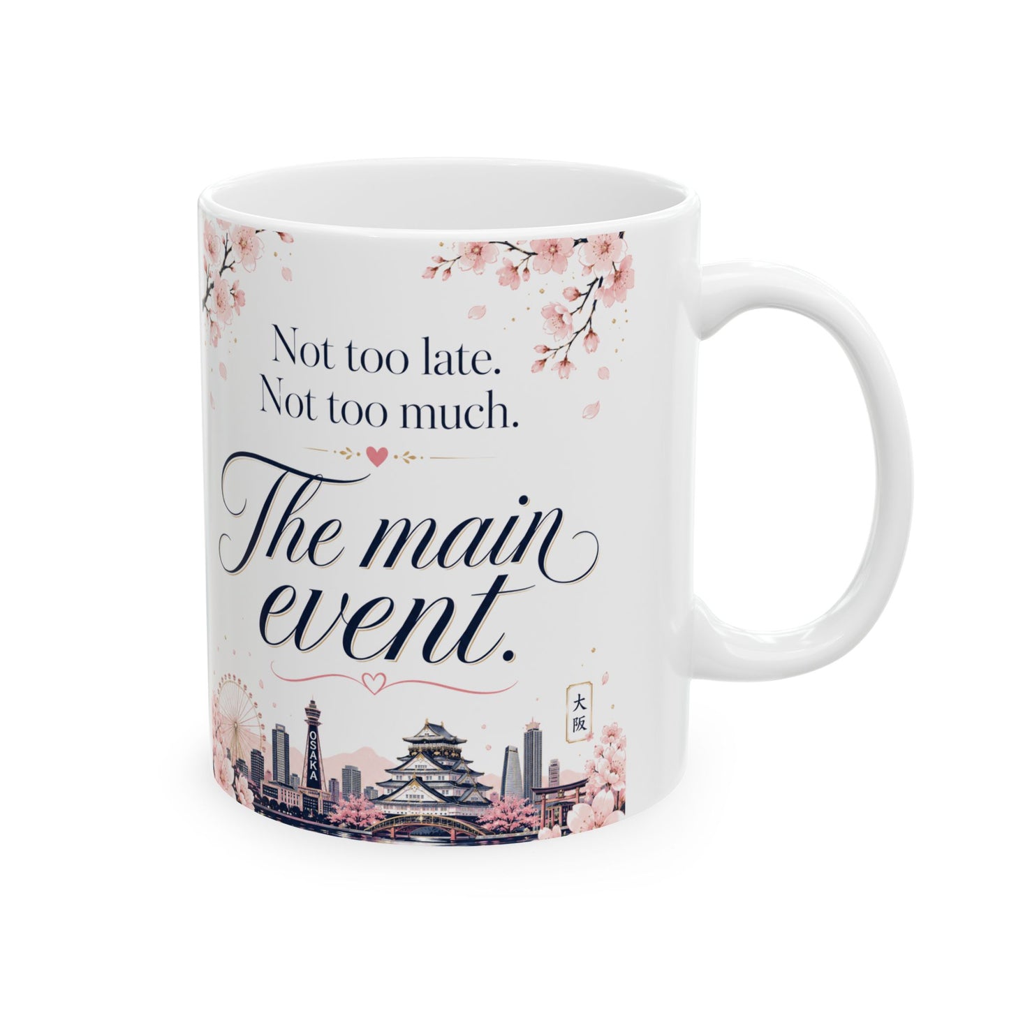 Ceramic Mug — 'The Main Event' Floral Sakura Tea/Coffee Cup