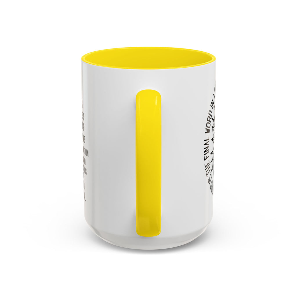 Inspirational Faith Coffee Mug — "Not Fear, Not Sickness" Sunflower Scripture Accent