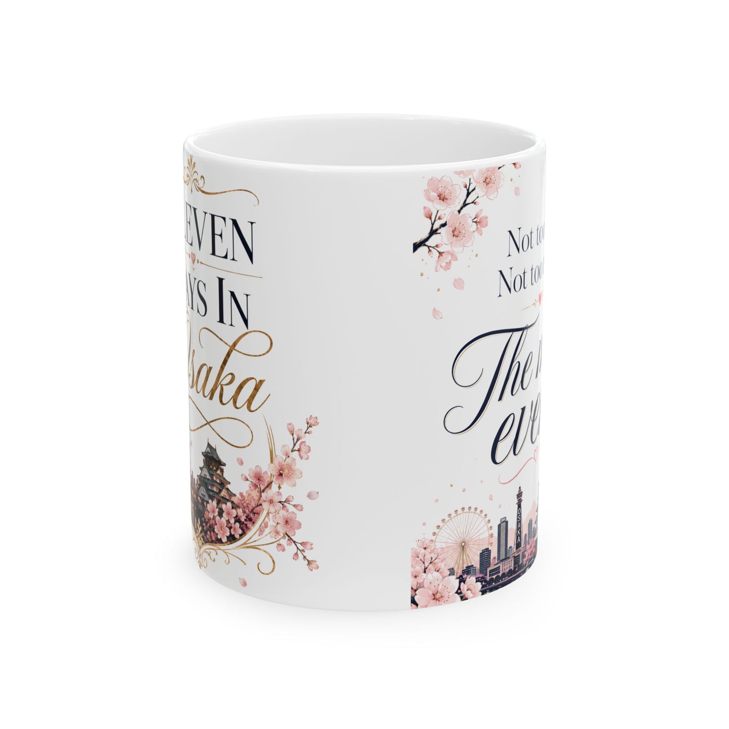 Ceramic Mug — 'The Main Event' Floral Sakura Tea/Coffee Cup