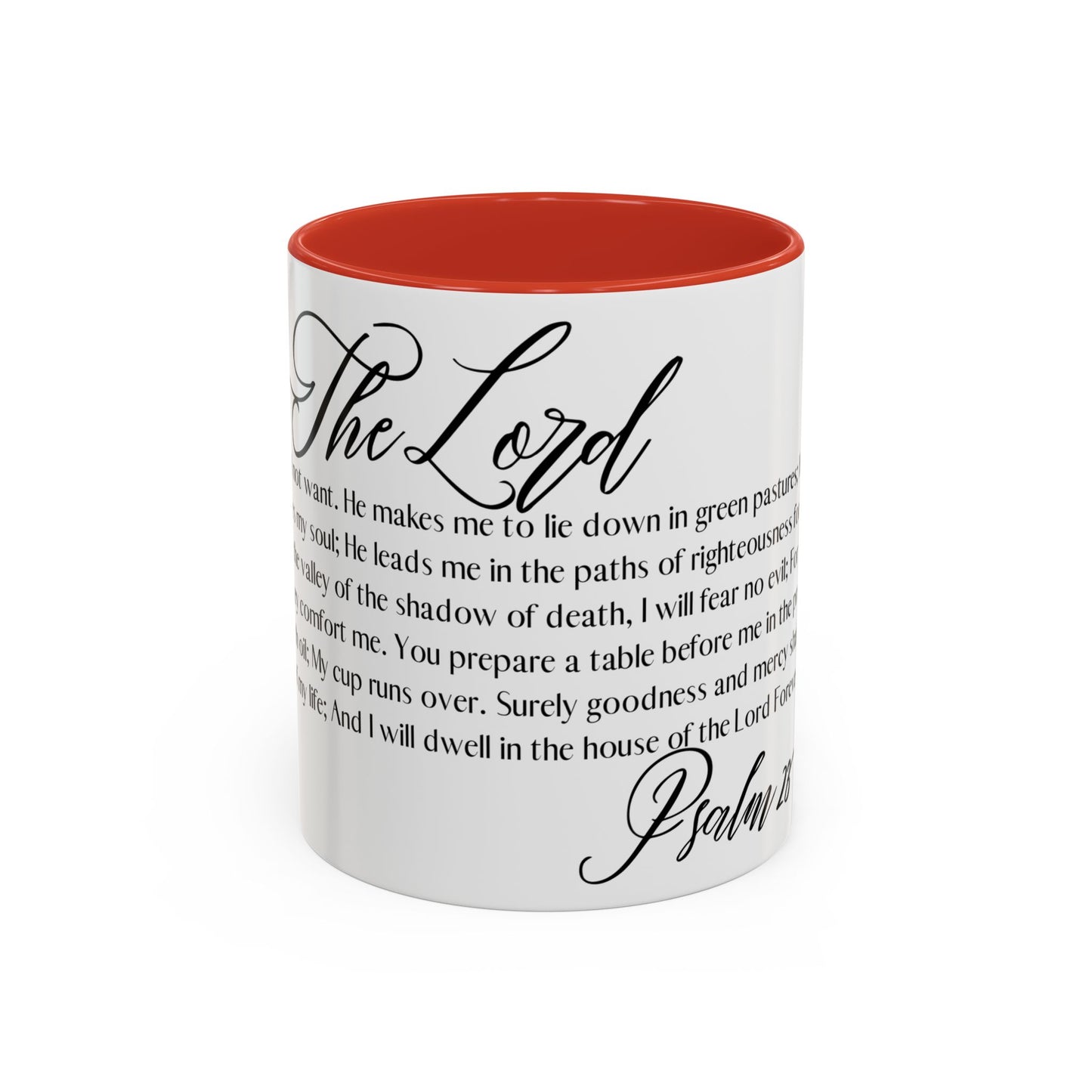 Bible Verse Accent Coffee Mug