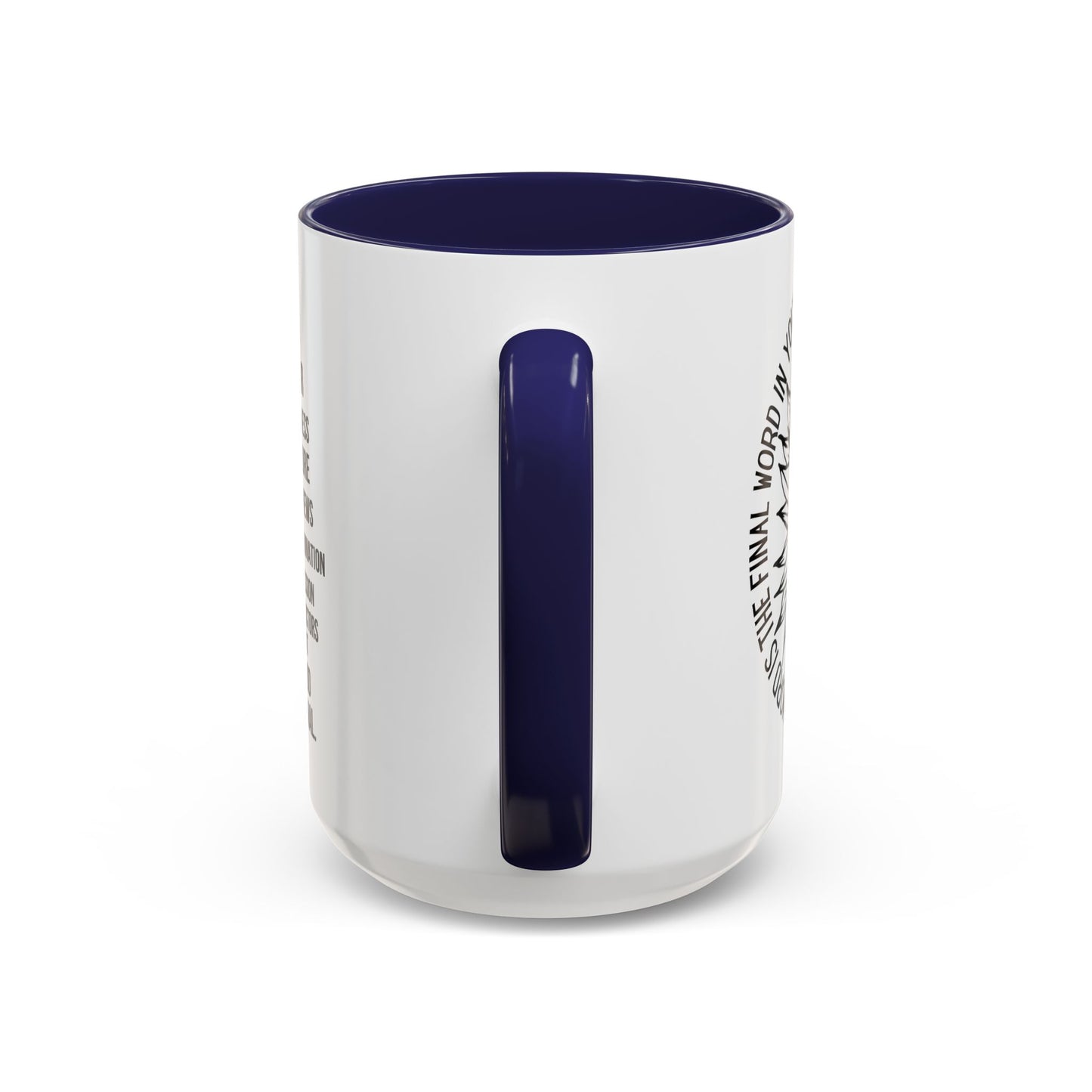 Inspirational Faith Coffee Mug — "Not Fear, Not Sickness" Sunflower Scripture Accent
