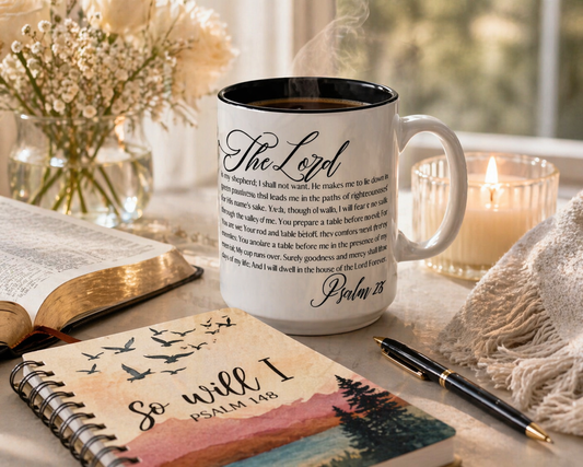 Bible Verse Accent Coffee Mug